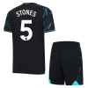 Oficiální Fotbalový Dres Manchester City Stones 5 Třetí 2023-24 pro Děti